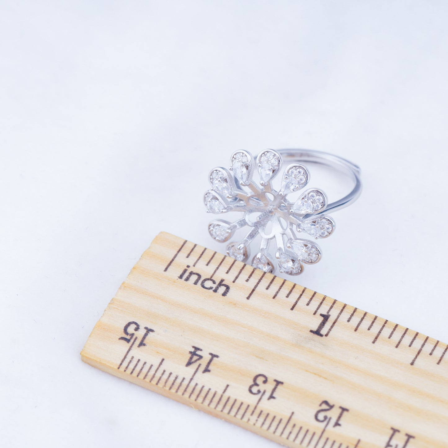 re010926 DIY 9-11mm Natural Freshwater pearl Ring accessory 925 sterling silver Adjustable size engagement ring for women