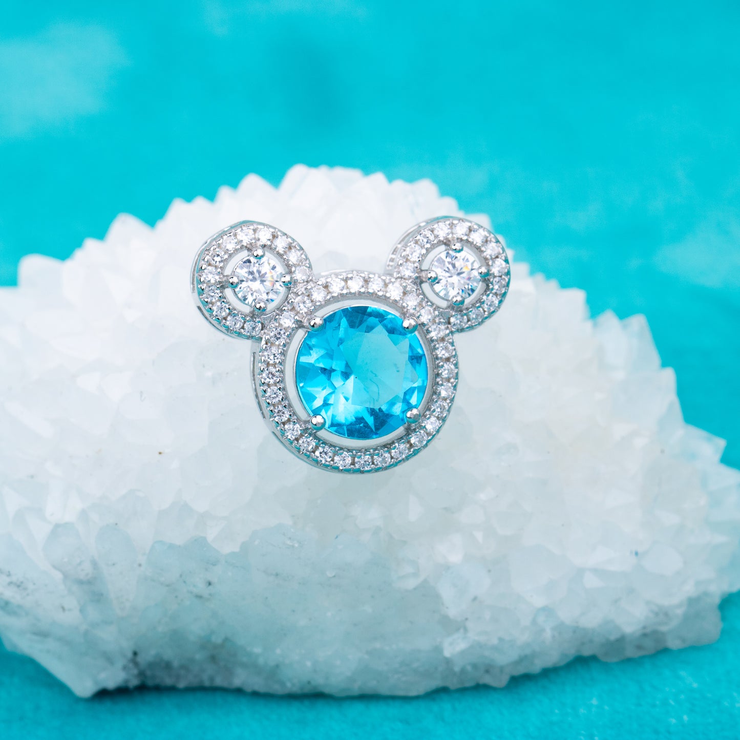 gp0001 925 sterling silver jewelry 8mm CZ stones engagement wedding pendant birthday gemstone pendant for woman