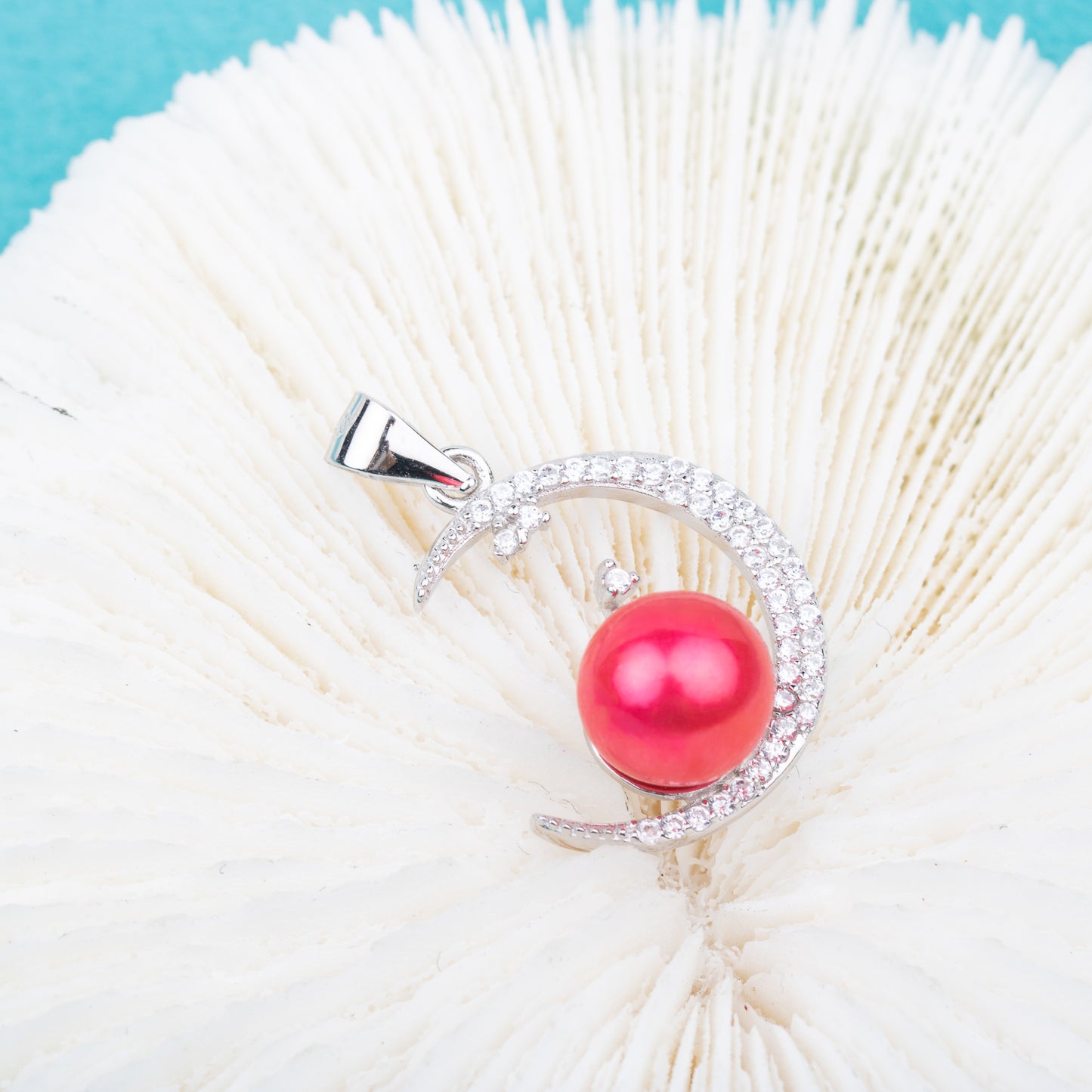 P010879 DIY 7-9mm Natural Freshwater pearl pendant accessory 925 sterling silver engagement jewelry necklace for women