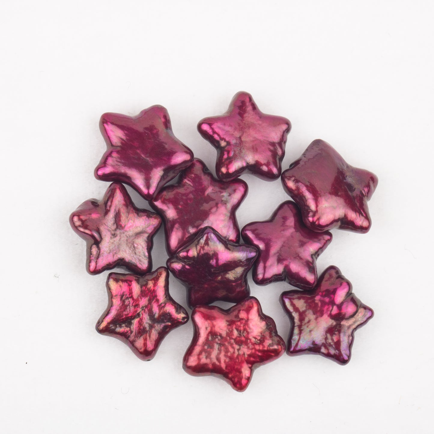 Wholesale 10colors 8-11mm loose freshwater star shape baroque pearl no hole for pearl party