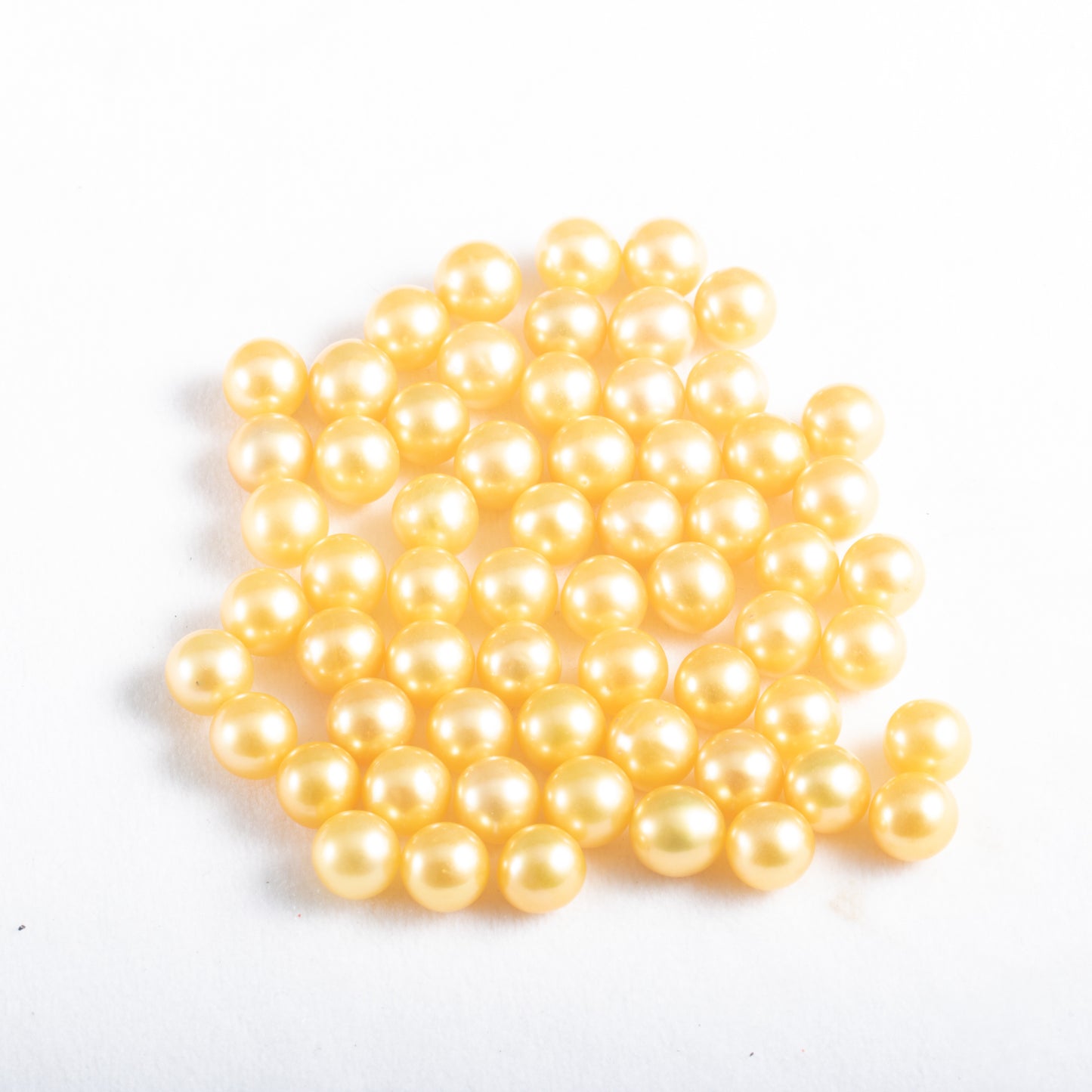 Wholesale 6-8mm AAAA grade loose freshwater pearl round shape no hole bead for pearl party