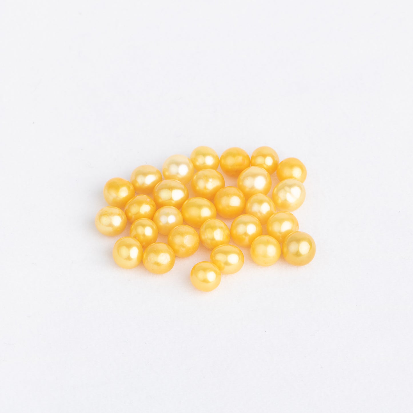 Wholesale 23colors 6-7mm AAA grade loose freshwater pearl round shape no hole bead for pearl party