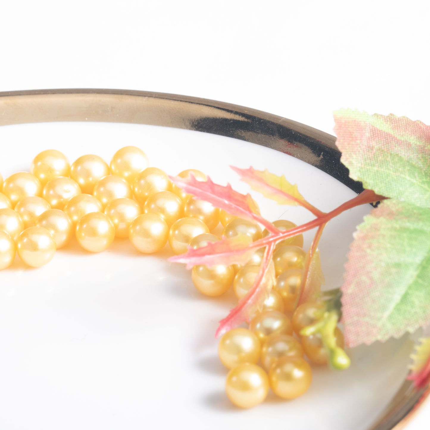 Wholesale 6-8mm AAAA grade loose freshwater pearl round shape no hole bead for pearl party