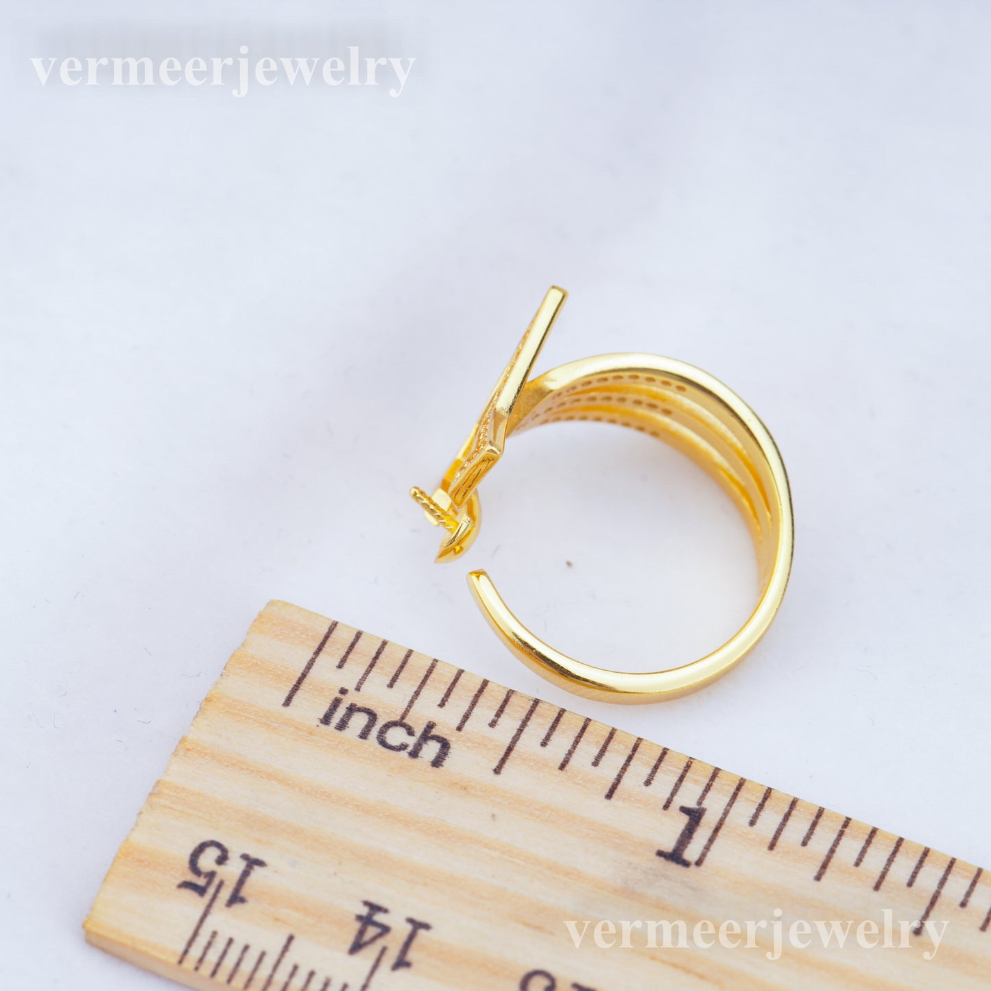 r010925 DIY 6-8mm Natural Freshwater pearl Ring accessory 925 sterling silver Adjustable size engagement jewelry ring for women
