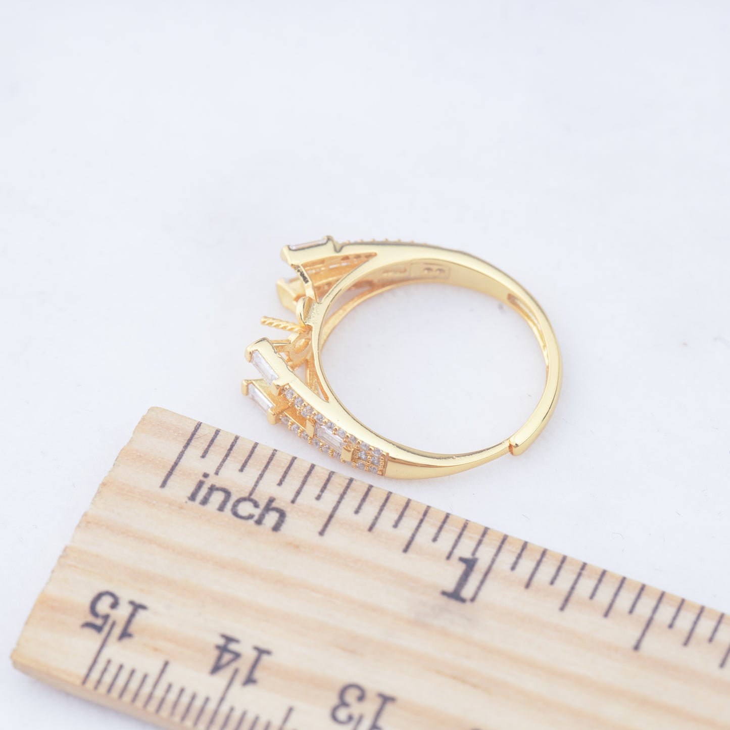 r010948 DIY 6-8mm Natural Freshwater pearl Ring accessory 925 sterling silver Adjustable size engagement jewelry ring for women