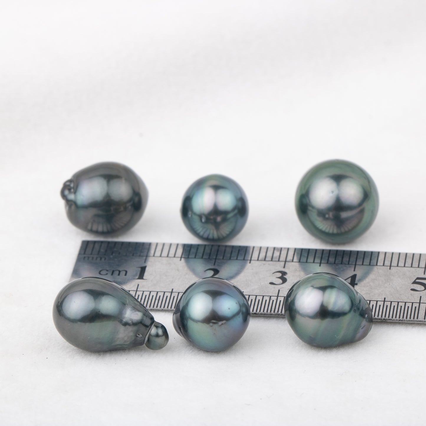 9-13mm baroque shape black Tahitian seawater Pearl High quality loose seawater pearl drop shape