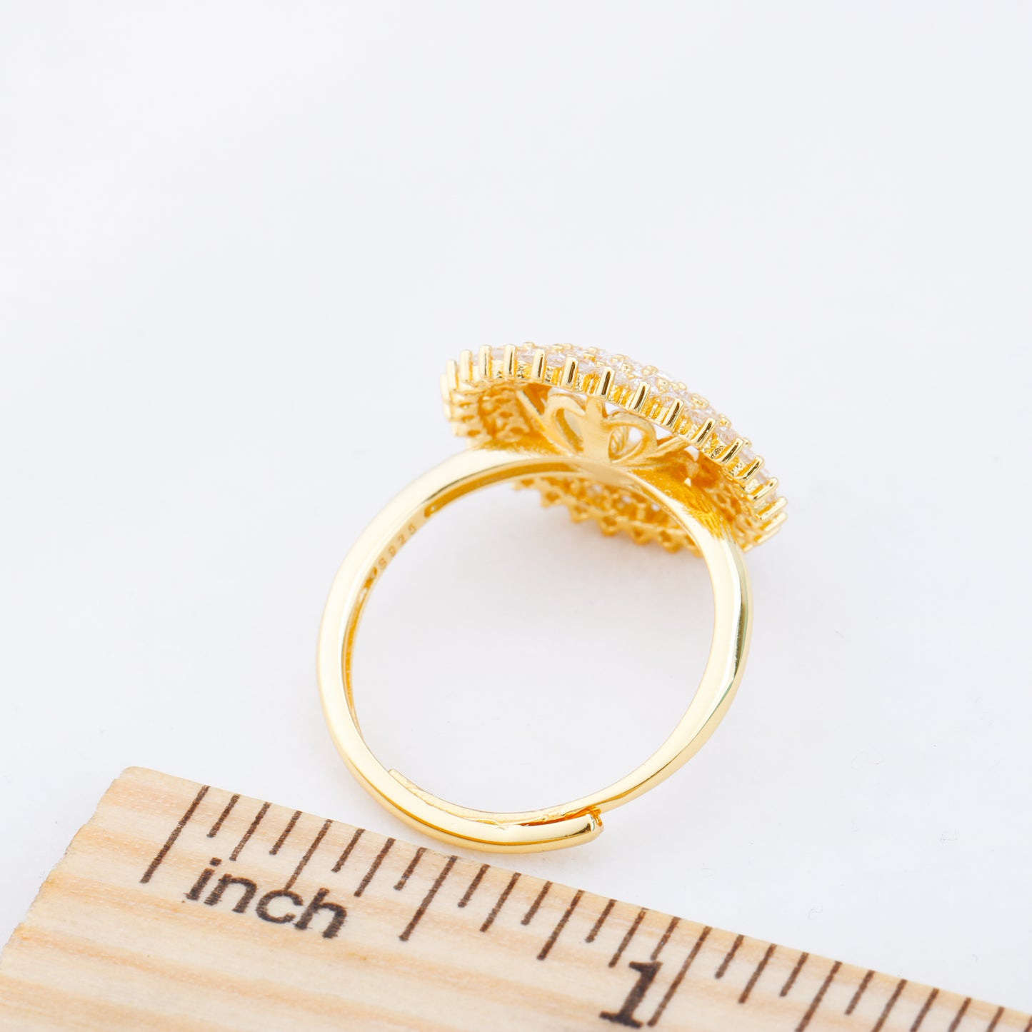 r010914 DIY 6-8mm Natural Freshwater pearl Ring accessory 925 sterling silver Adjustable size engagement jewelry ring for women