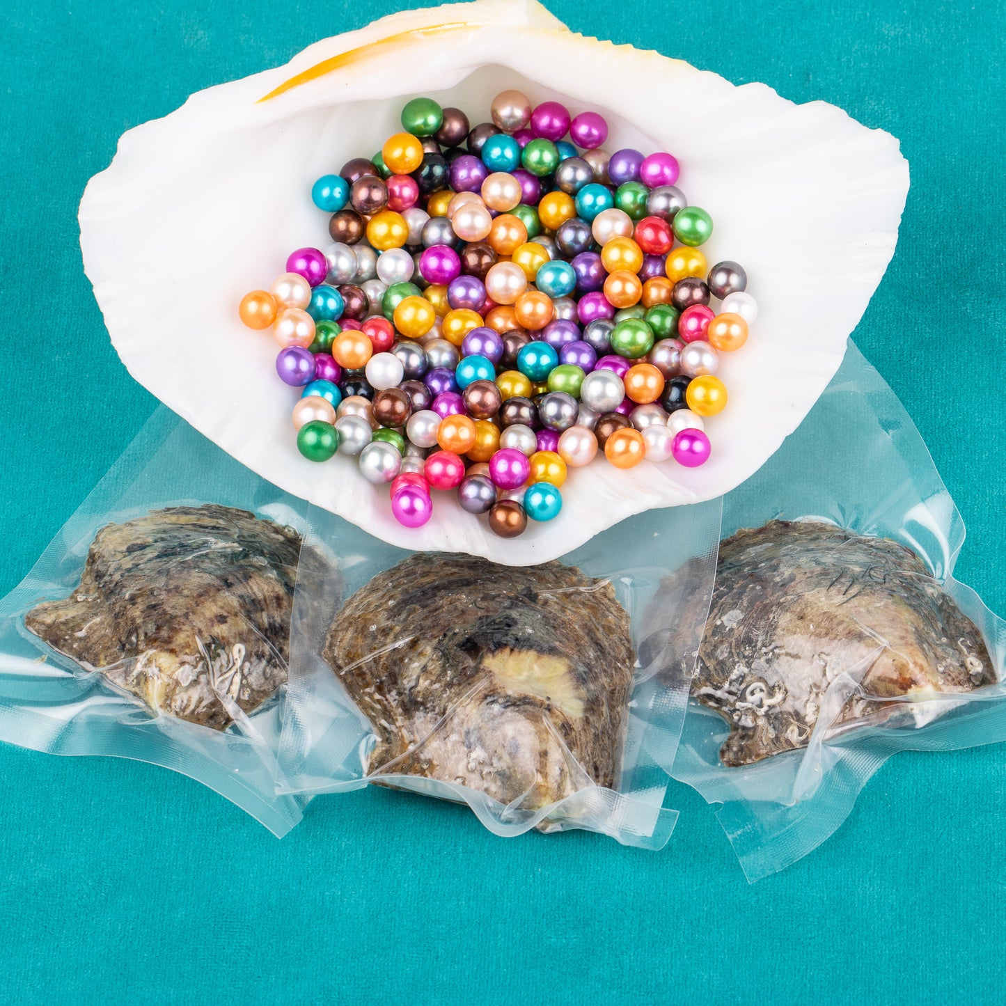 Love Wish Pearl Party Gift Vacuum-packed 6-8mm aaaa+ quality akoya 2 pearl in oyster Cultured twin akoya Oyster