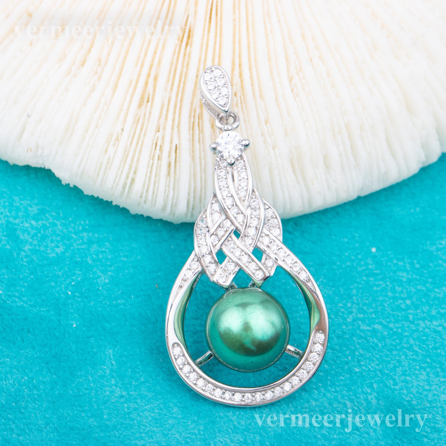 P010917 DIY 7-9mm Natural Freshwater pearl pendant accessory 925 sterling silver engagement jewelry necklace for women