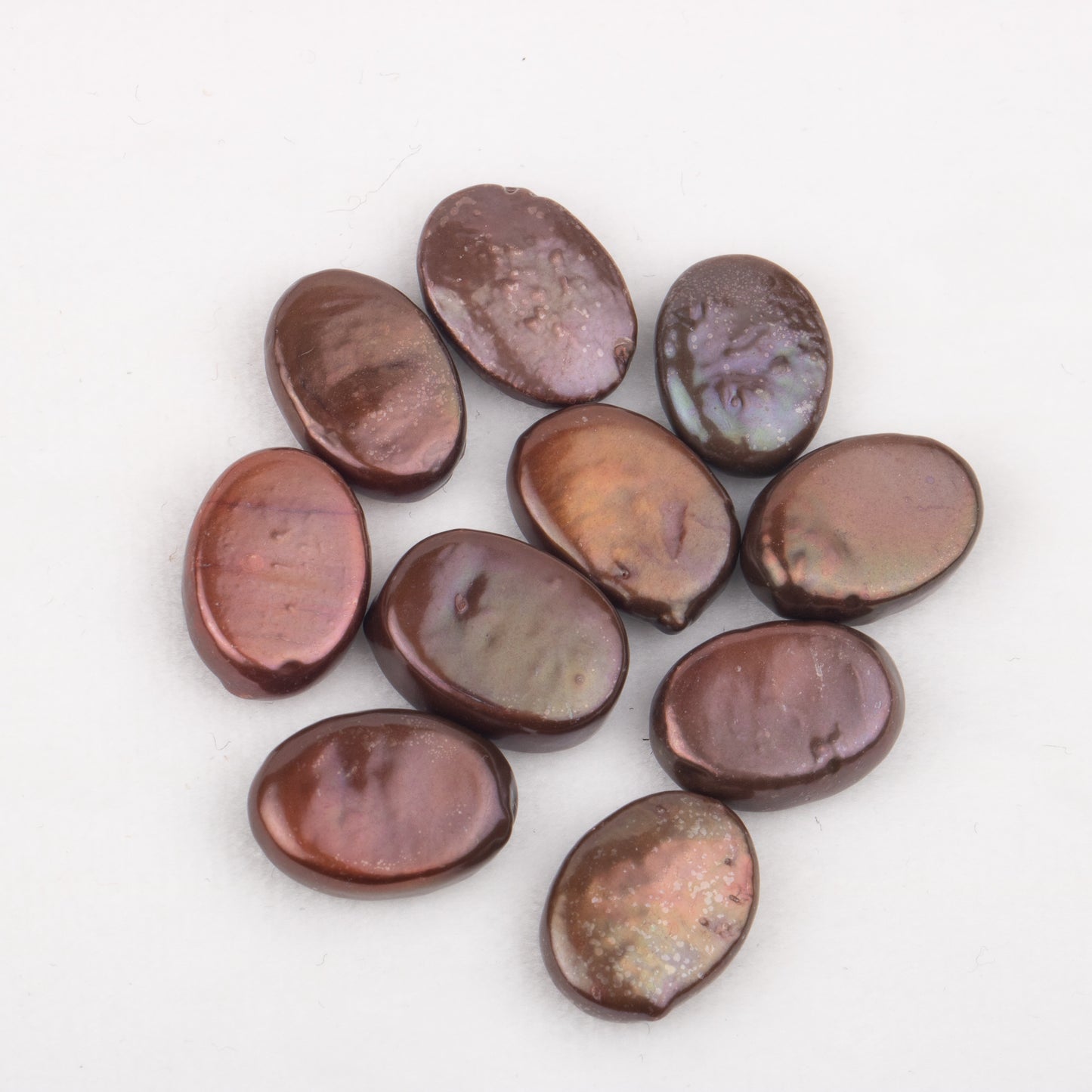 Wholesale 10colors 8-11mm loose freshwater oval shape baroque pearl no hole for pearl party