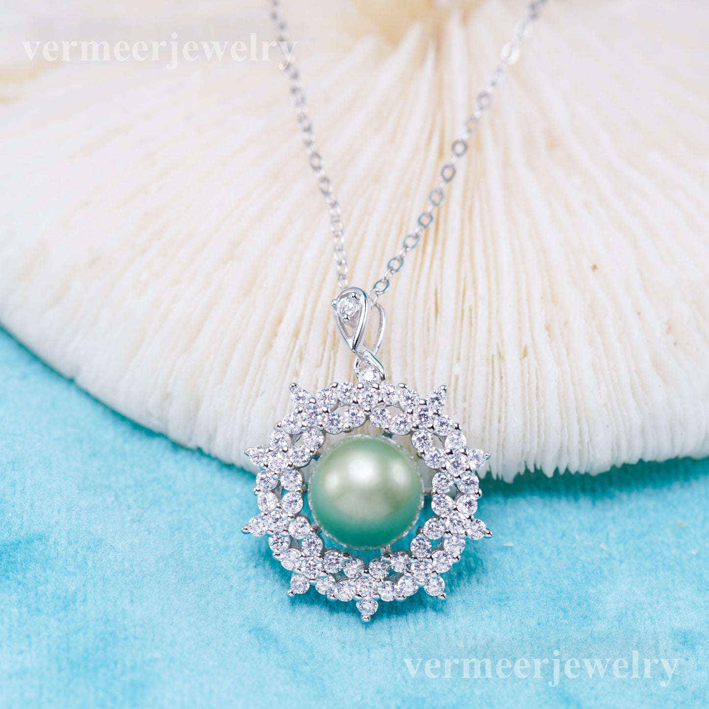 P011108 DIY 7-8mm Natural Freshwater pearl pendant accessory 925 sterling silver engagement jewelry necklace for women