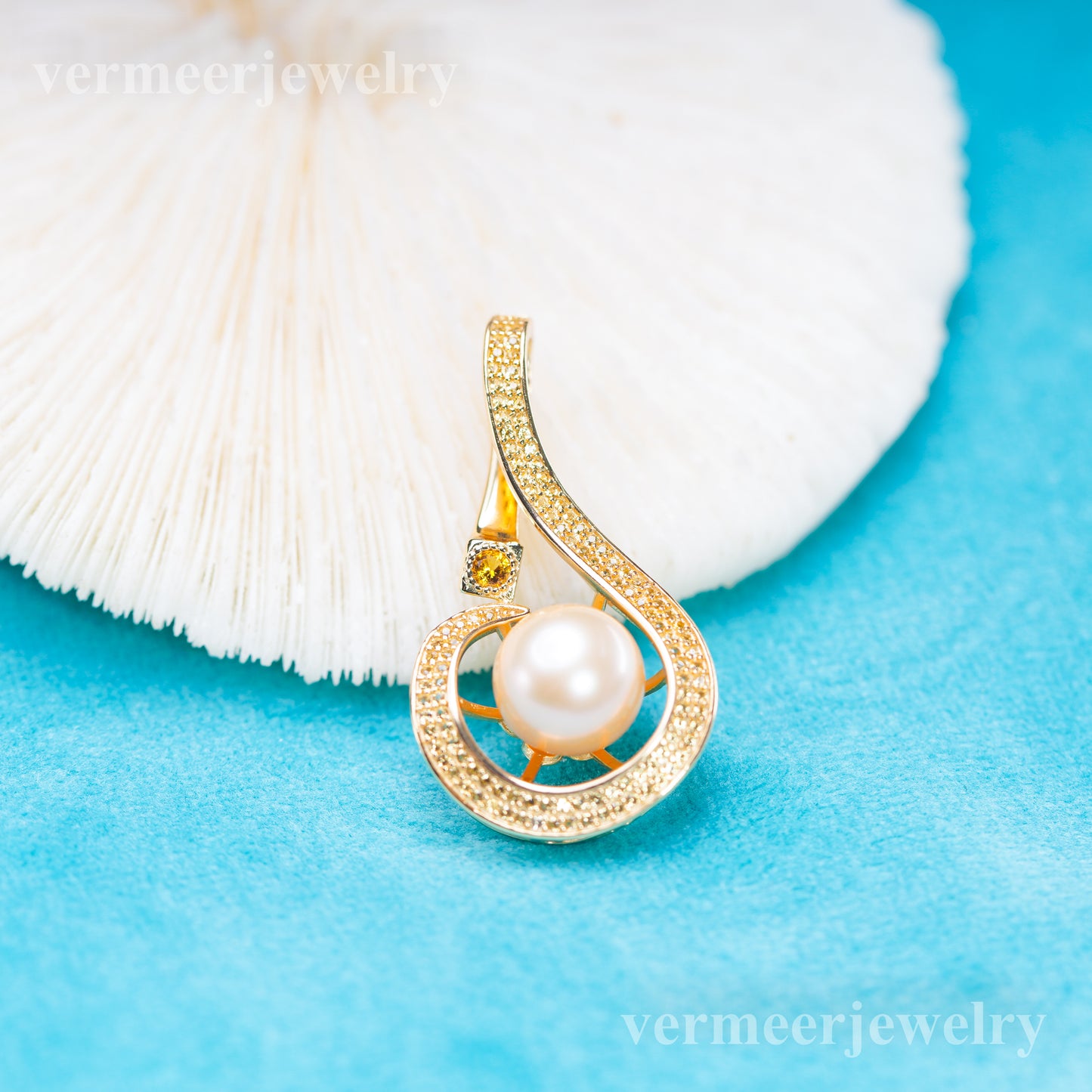 P011070 DIY 7-8mm Natural Freshwater pearl pendant accessory 925 sterling silver engagement jewelry necklace for women