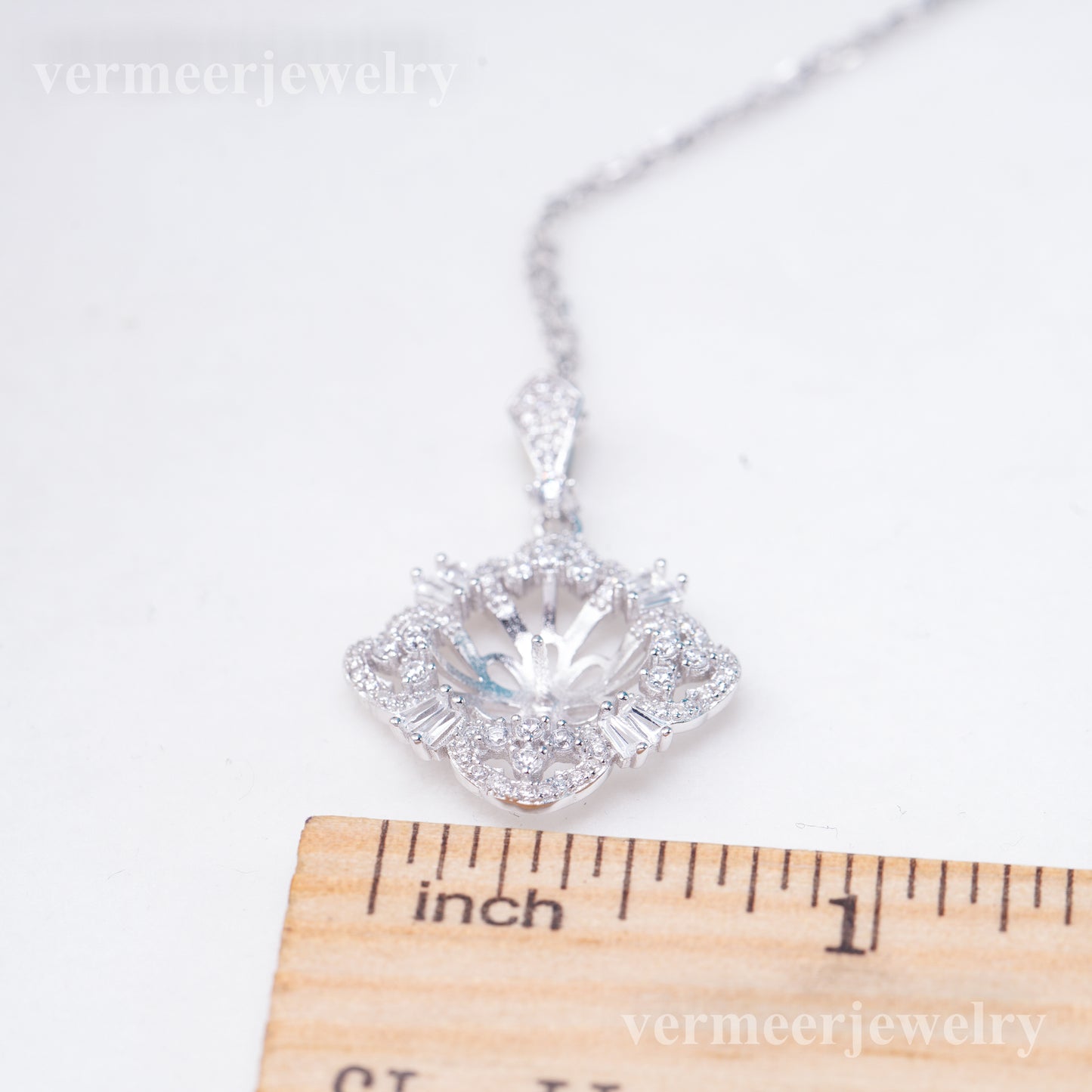 Pe011080 DIY 9-12mm Natural Freshwater pearl pendant accessory 925 sterling silver engagement jewelry necklace for women