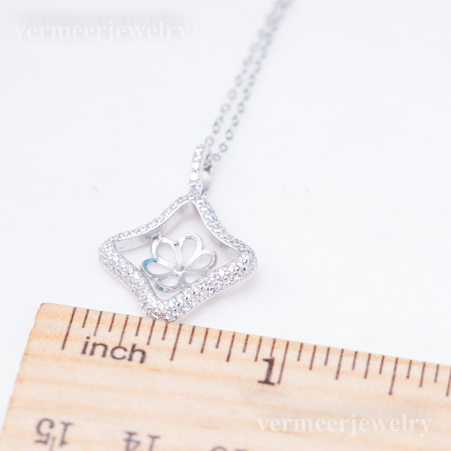 Pe011097 DIY 9-12mm Natural Freshwater pearl pendant accessory 925 sterling silver engagement jewelry necklace for women