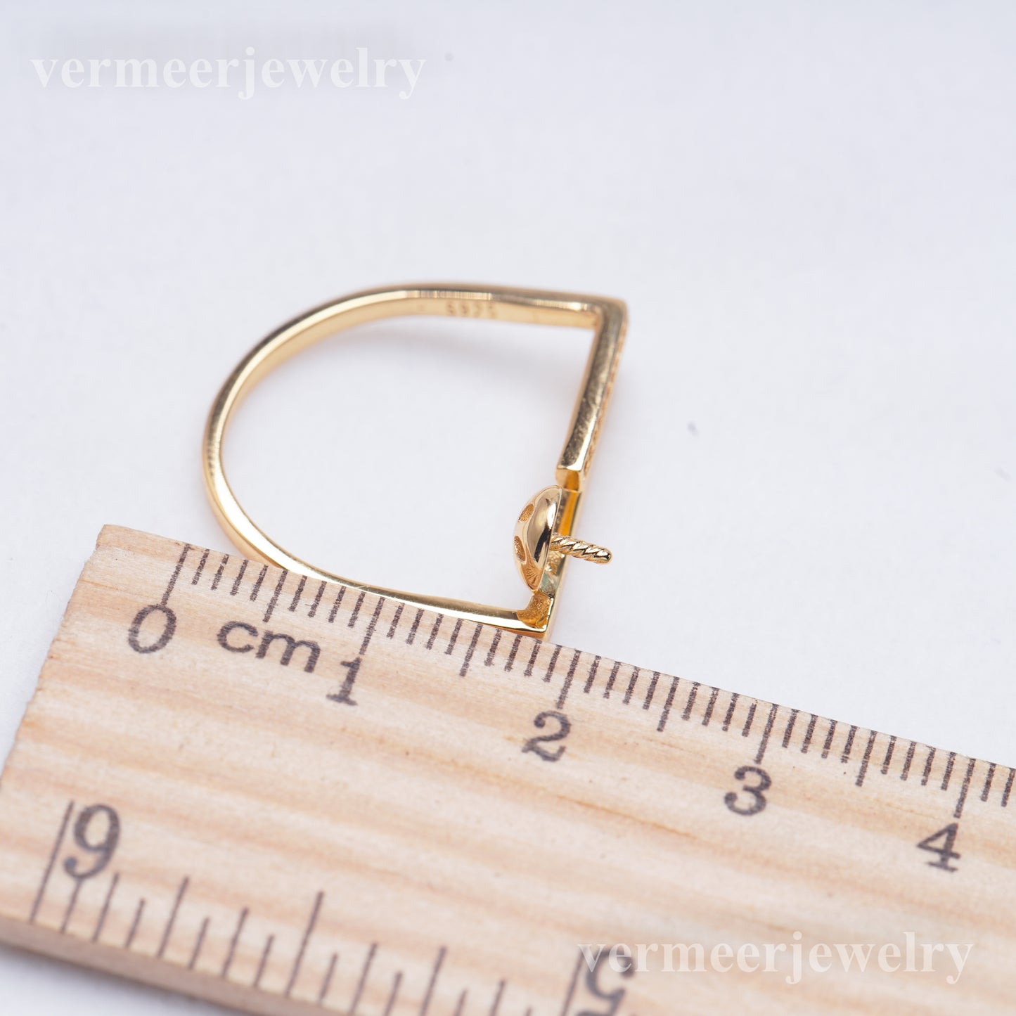 r010997 DIY 6-8mm Natural Freshwater pearl Ring accessory 925 sterling silver Adjustable size engagement jewelry ring for women