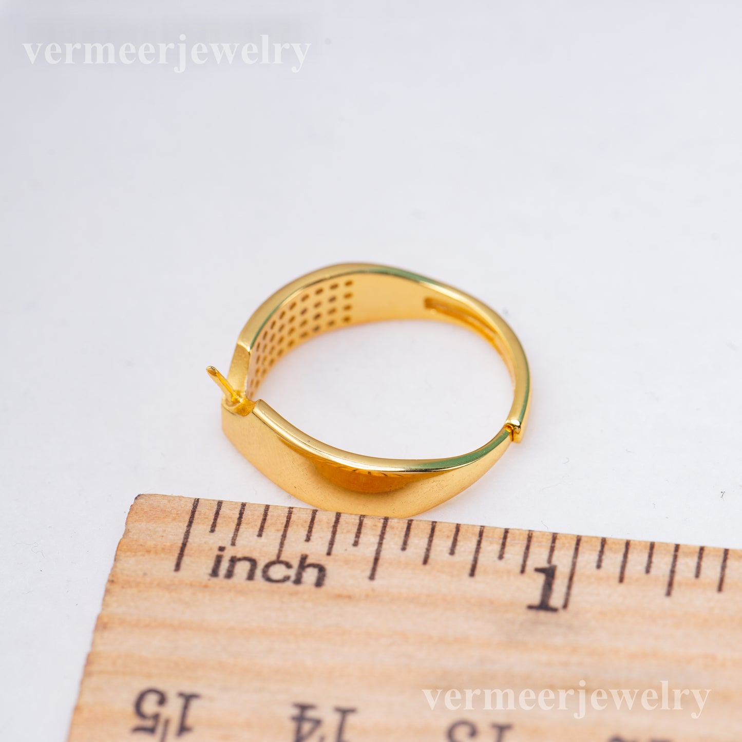 r011034 DIY 6-8mm Natural Freshwater pearl Ring accessory 925 sterling silver Adjustable size engagement jewelry ring for women