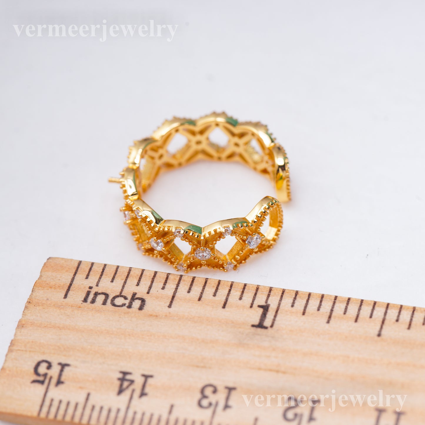 r011040 DIY 6-8mm Natural Freshwater pearl Ring accessory 925 sterling silver Adjustable size engagement jewelry ring for women