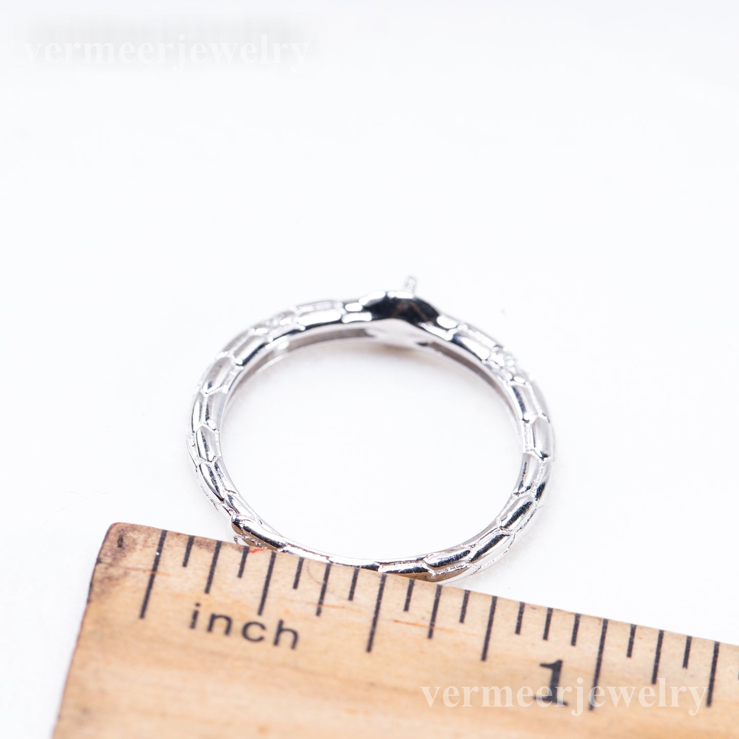 r011074 DIY 6-8mm Natural Freshwater pearl Ring accessory 925 sterling silver Adjustable size engagement jewelry ring for women
