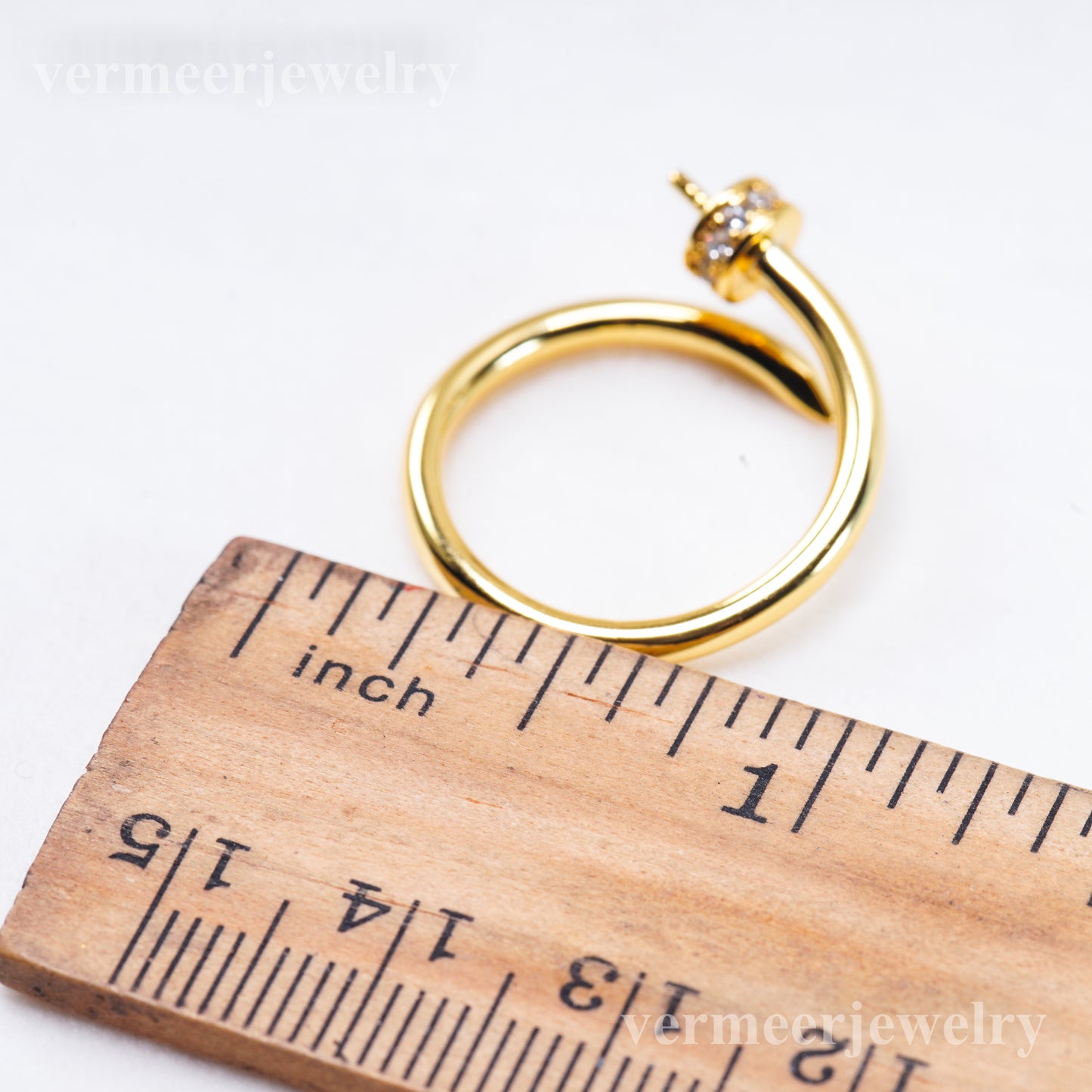 r011084 DIY 6-8mm Natural Freshwater pearl Ring accessory 925 sterling silver Adjustable size engagement jewelry ring for women