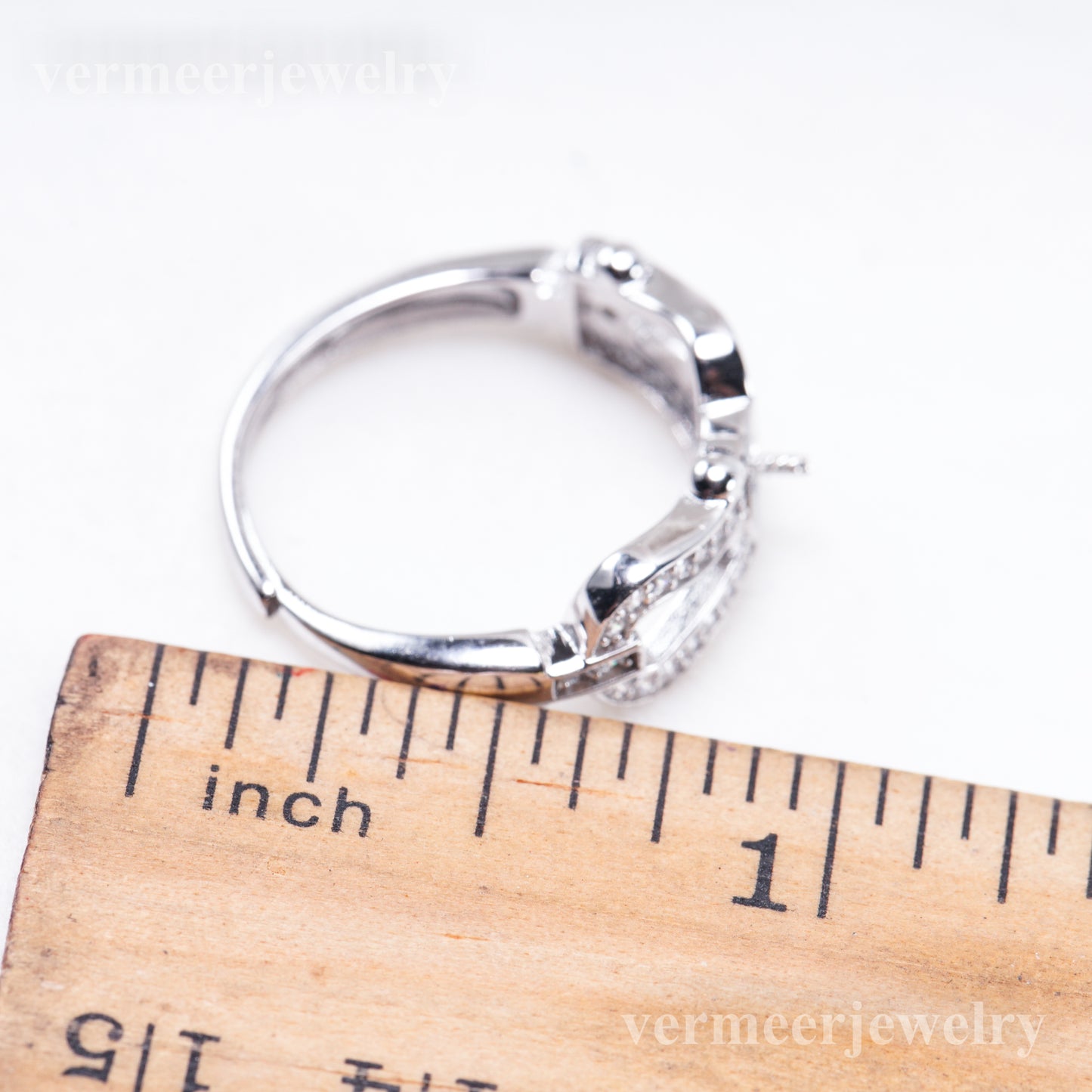 r011087 DIY 6-8mm Natural Freshwater pearl Ring accessory 925 sterling silver Adjustable size engagement jewelry ring for women
