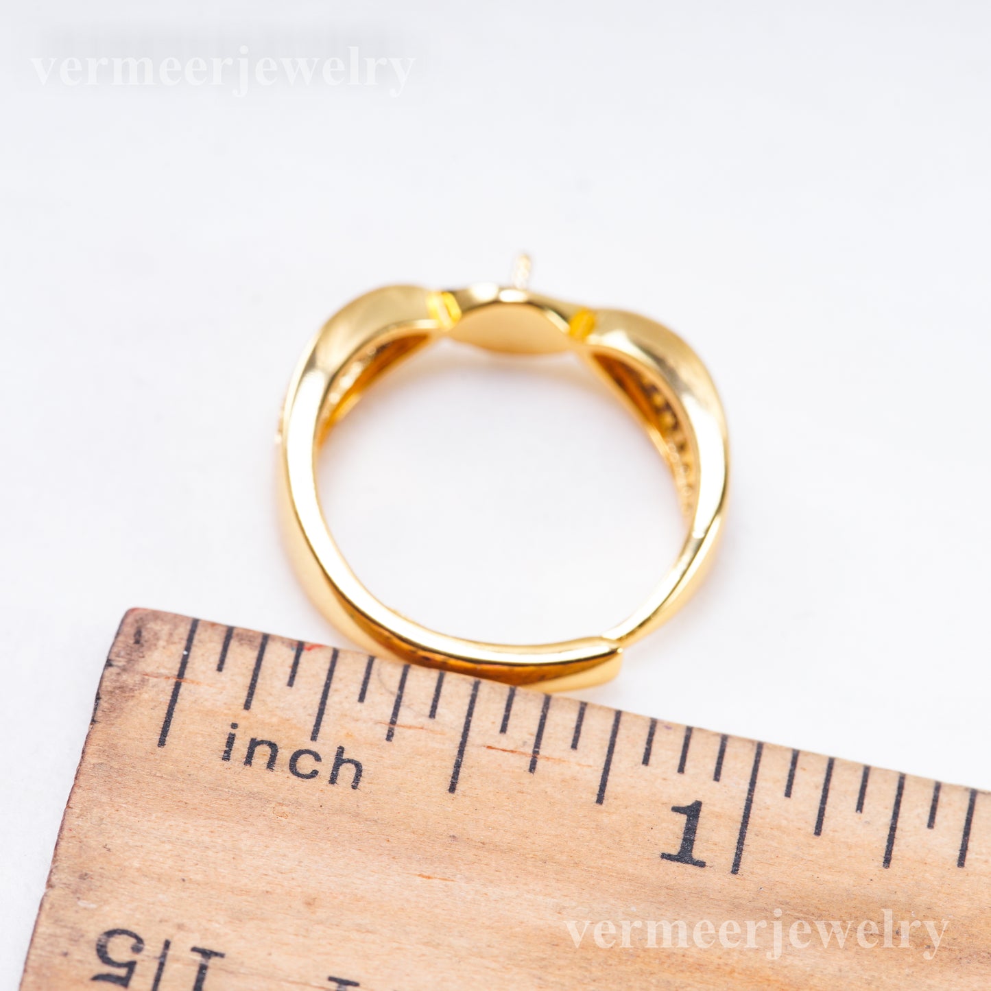 r011091 DIY 6-8mm Natural Freshwater pearl Ring accessory 925 sterling silver Adjustable size engagement jewelry ring for women