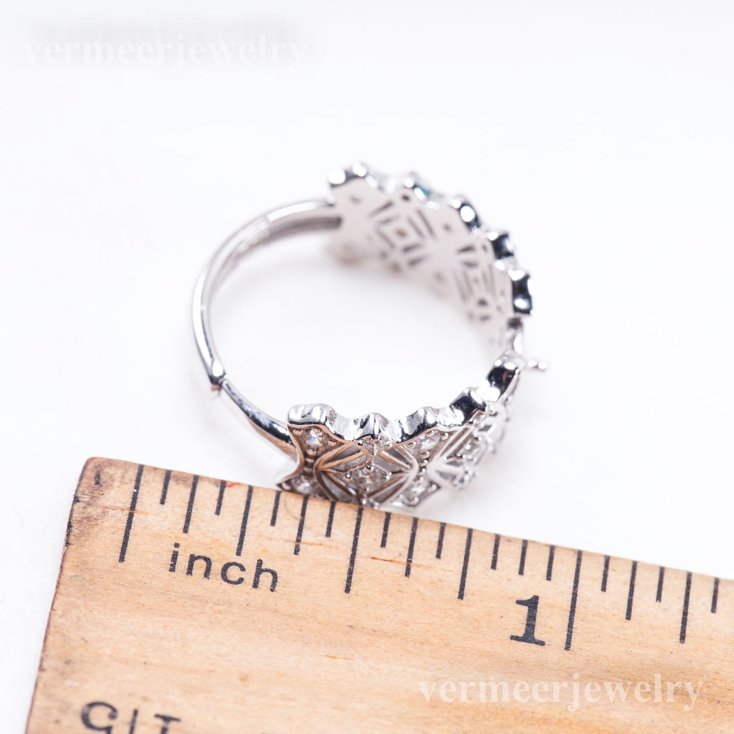 r011094 DIY 6-8mm Natural Freshwater pearl Ring accessory 925 sterling silver Adjustable size engagement jewelry ring for women