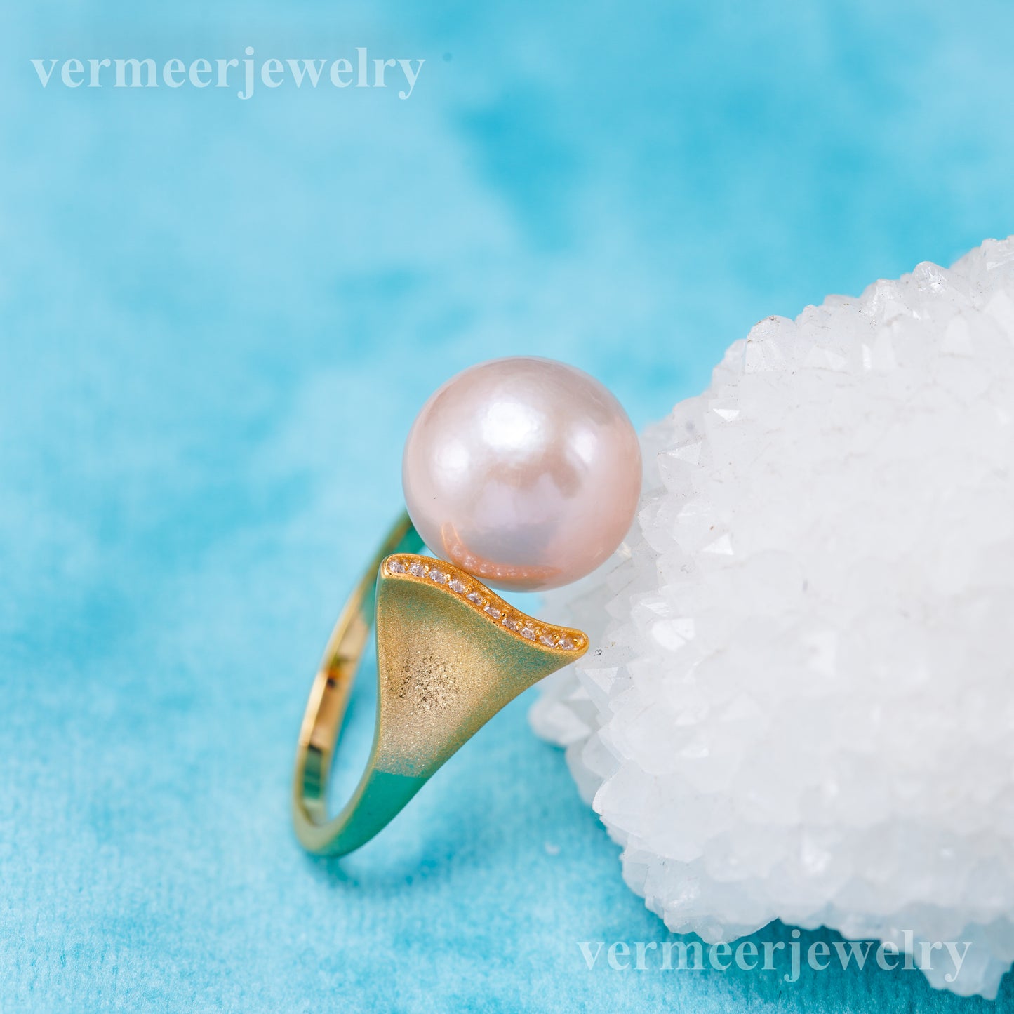 re011035 DIY 9-11mm Natural Freshwater pearl Ring accessory 925 sterling silver Adjustable size engagement ring for women