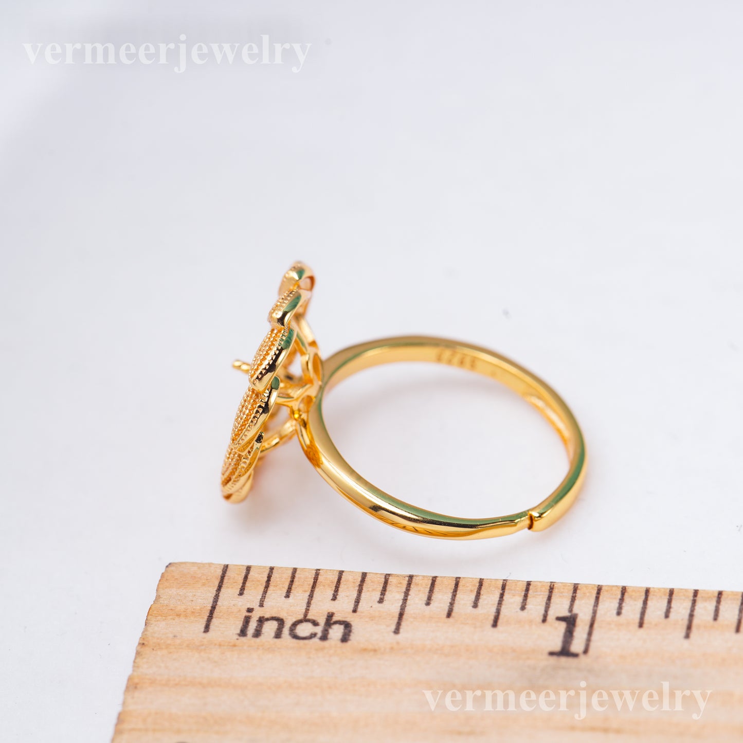 re011036 DIY 9-11mm Natural Freshwater pearl Ring accessory 925 sterling silver Adjustable size engagement ring for women