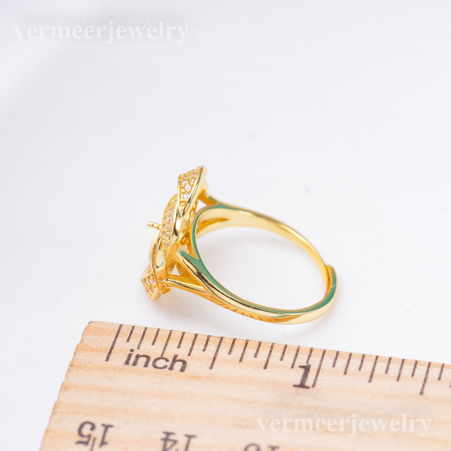 re011043 DIY 9-11mm Natural Freshwater pearl Ring accessory 925 sterling silver Adjustable size engagement ring for women