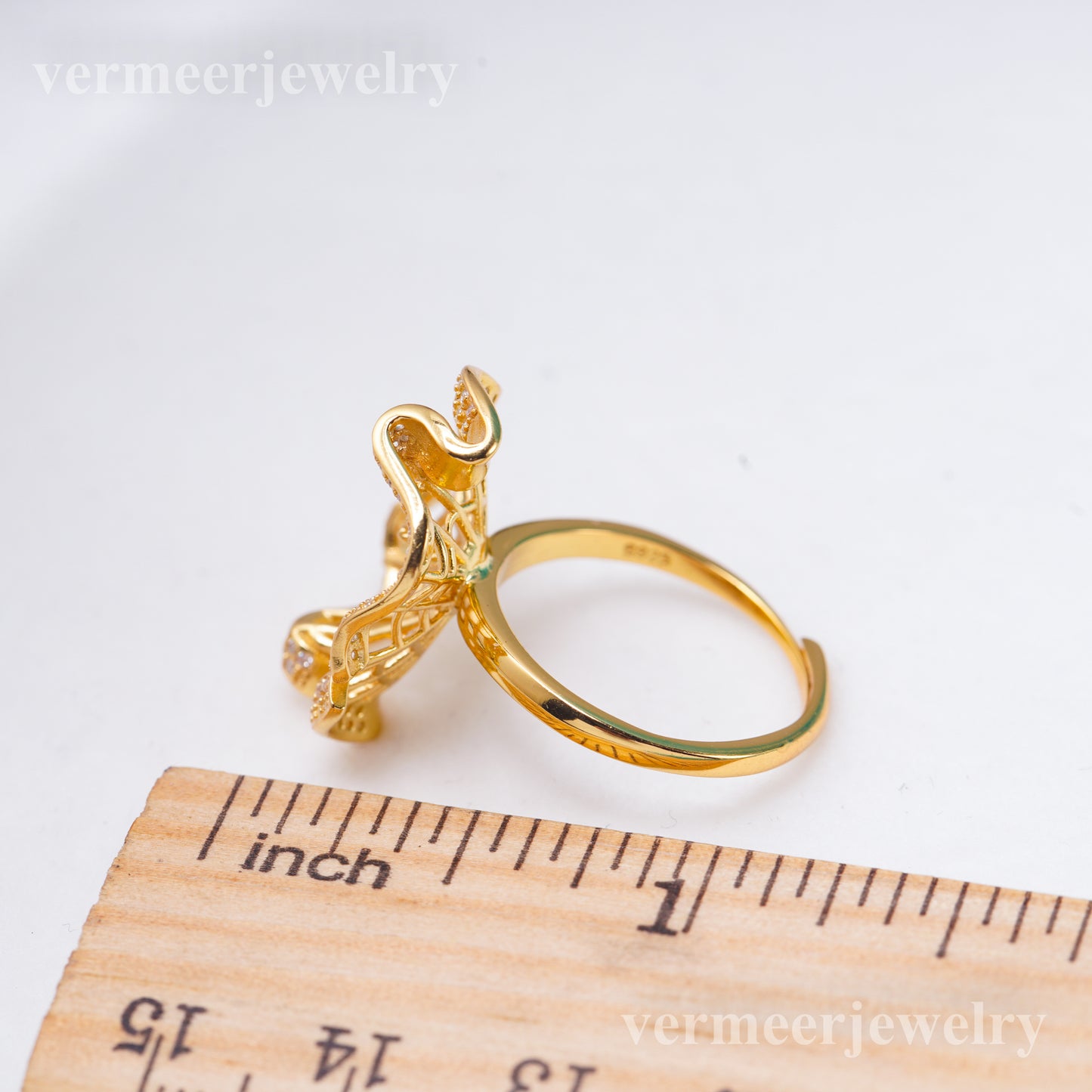 re011046 DIY 9-11mm Natural Freshwater pearl Ring accessory 925 sterling silver Adjustable size engagement ring for women