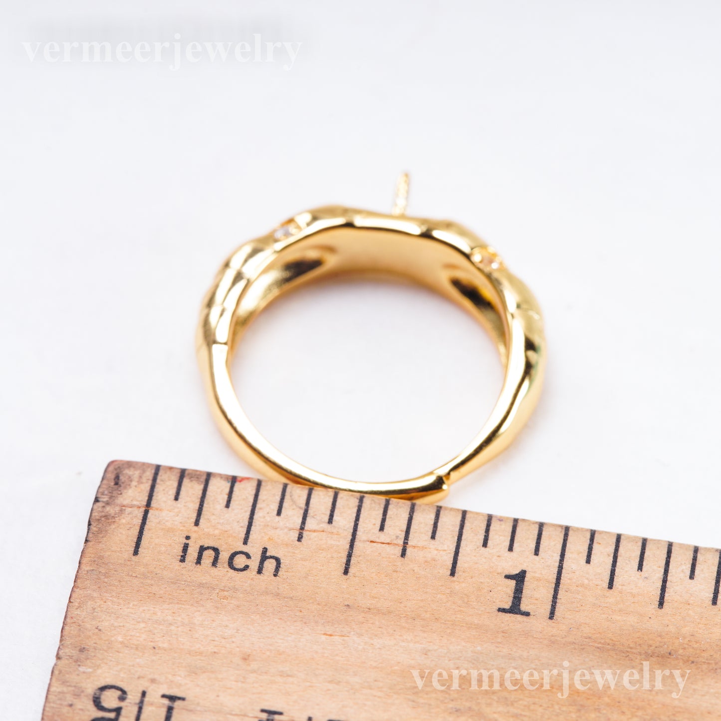 re011098 DIY 9-11mm Natural Freshwater pearl Ring accessory 925 sterling silver Adjustable size engagement ring for women
