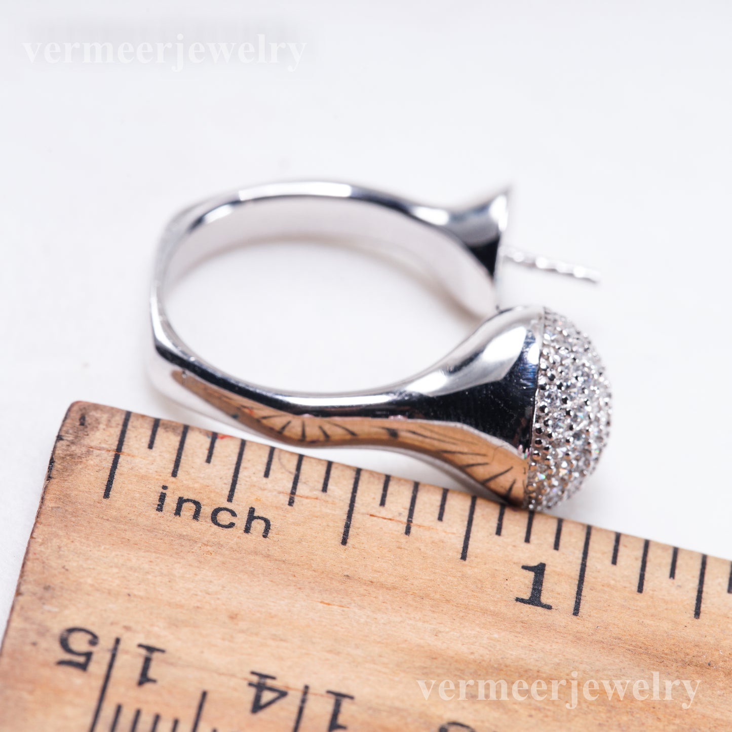 re011109 DIY 9-11mm Natural Freshwater pearl Ring accessory 925 sterling silver Adjustable size engagement ring for women