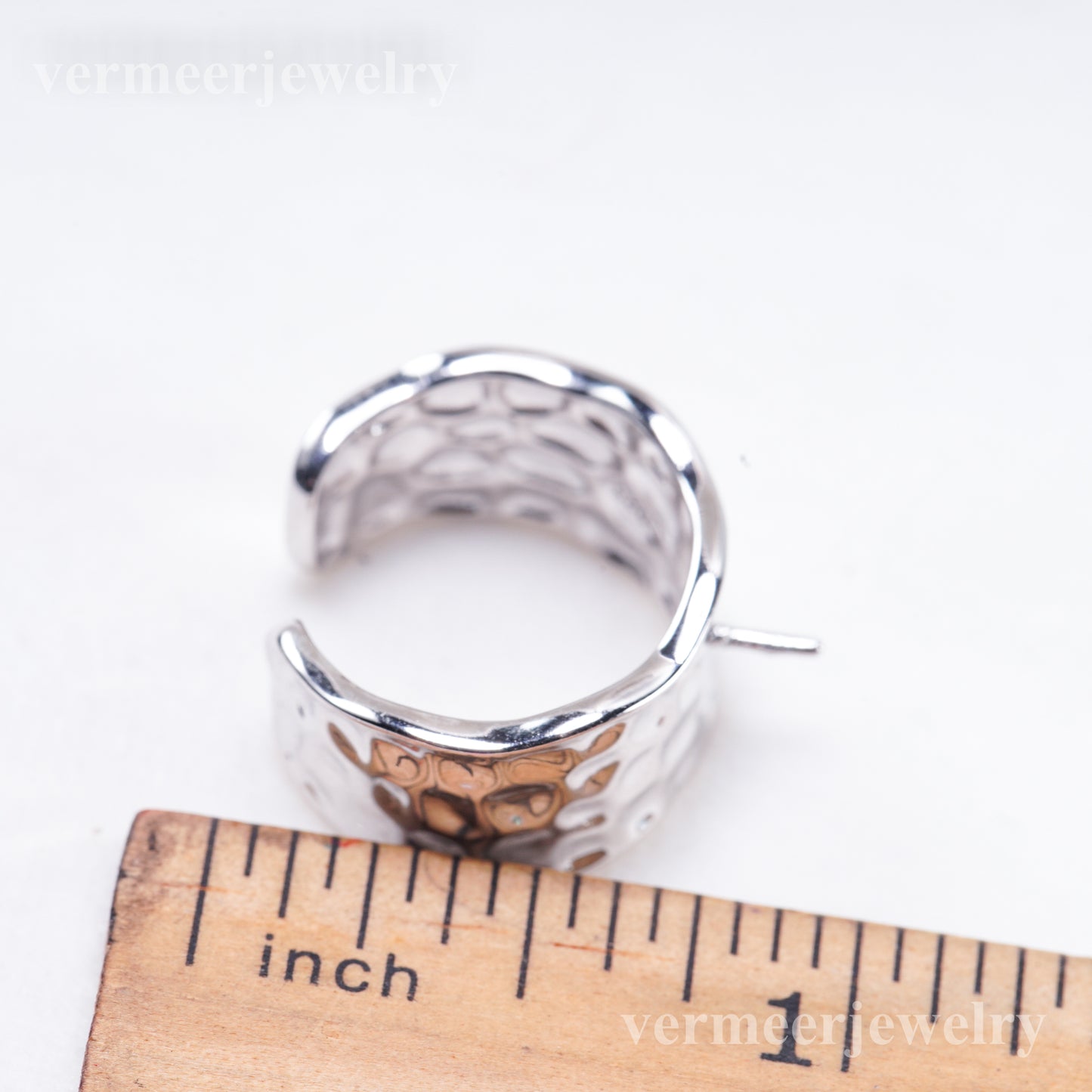 r011099 DIY 6-8mm Natural Freshwater pearl Ring accessory 925 sterling silver Adjustable size engagement jewelry ring for women