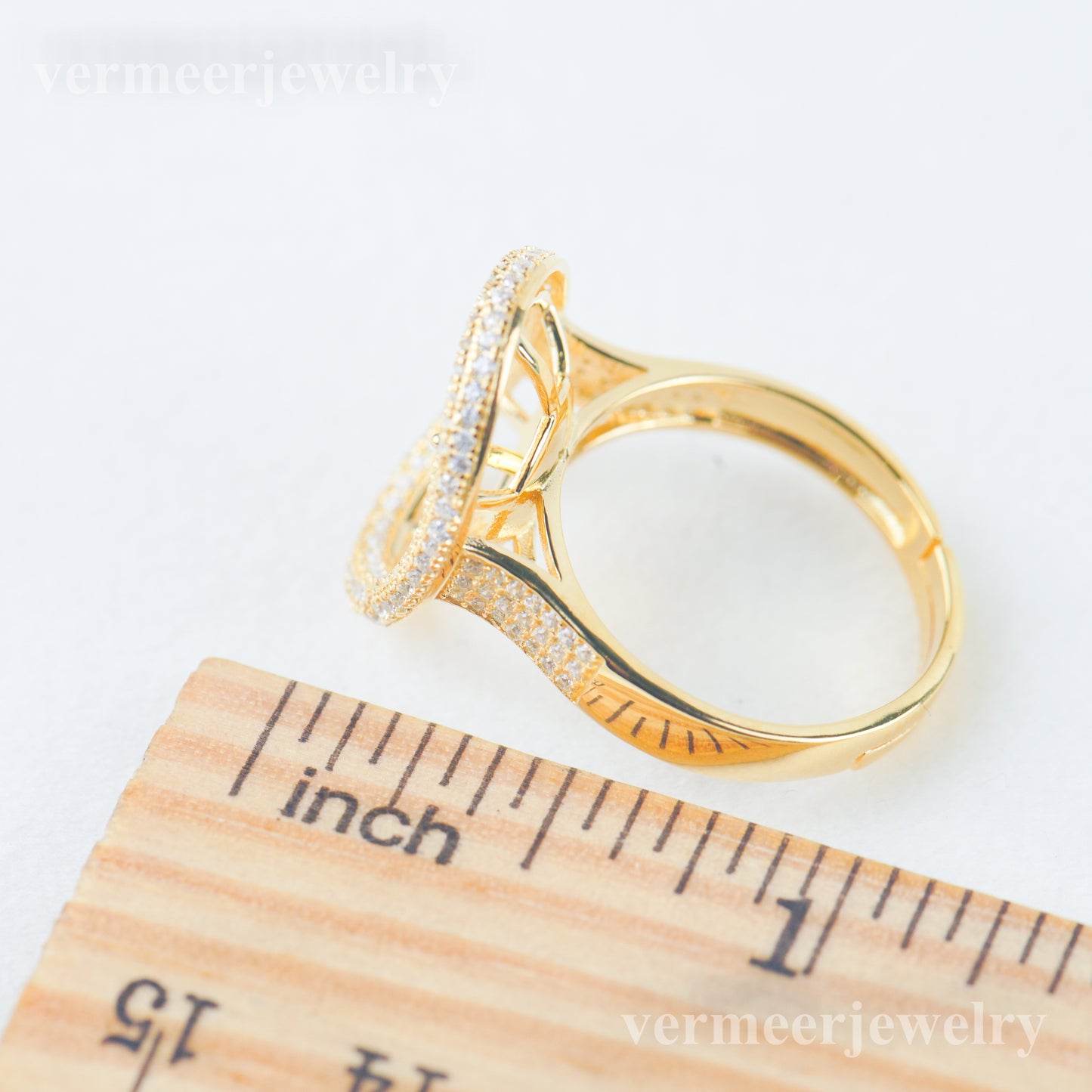 re030980 DIY 9-11mm Natural Freshwater pearl Ring accessory 925 sterling silver Adjustable size engagement ring for women