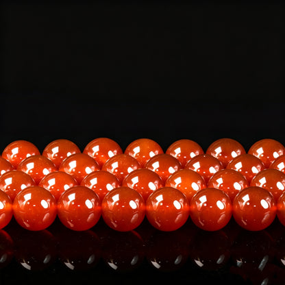 Factory-supplied 7A-grade natural red agate loose beads. DIY jewelry  accessories for beaded bracelets &charms, available for wholesale