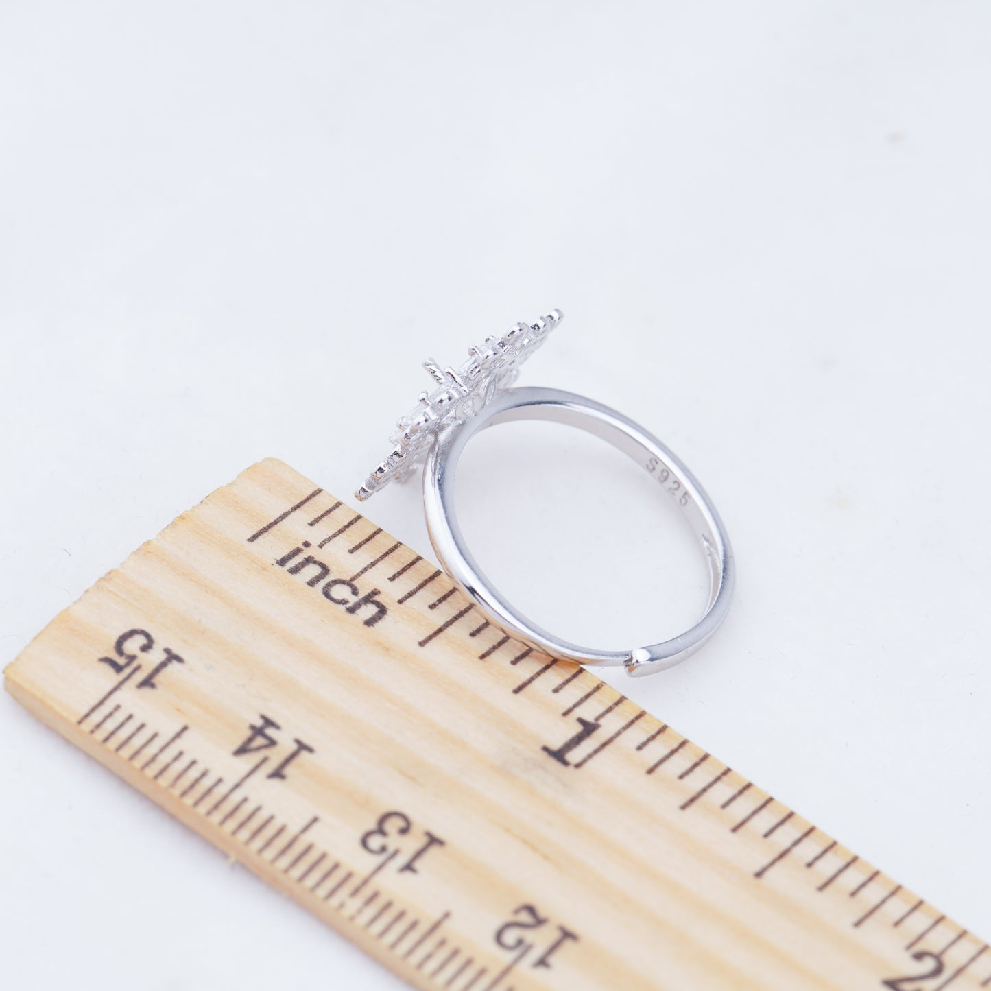 r010930 DIY 6-8mm Natural Freshwater pearl Ring accessory 925 sterling silver Adjustable size engagement jewelry ring for women