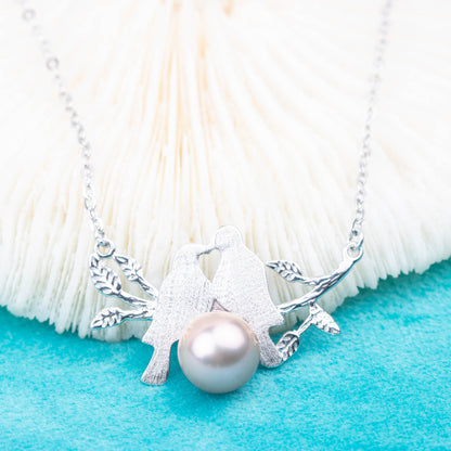 p030926 DIY 7-9mm Natural Freshwater pearl pendant with chain 925 sterling silver engagement jewelry necklace for women