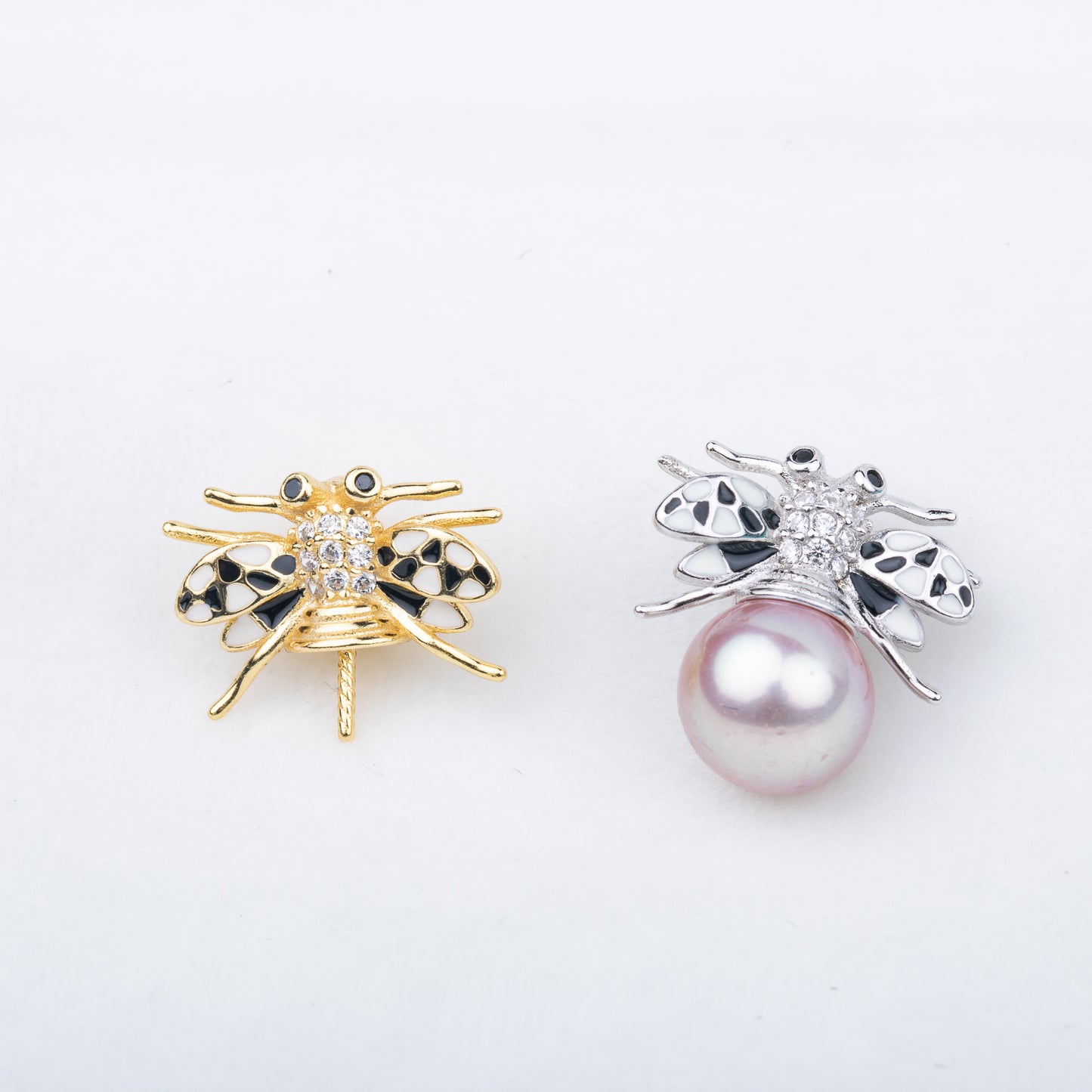 P010853 DIY 7-9mm Natural Freshwater pearl pendant accessory 925 sterling silver engagement jewelry necklace for women