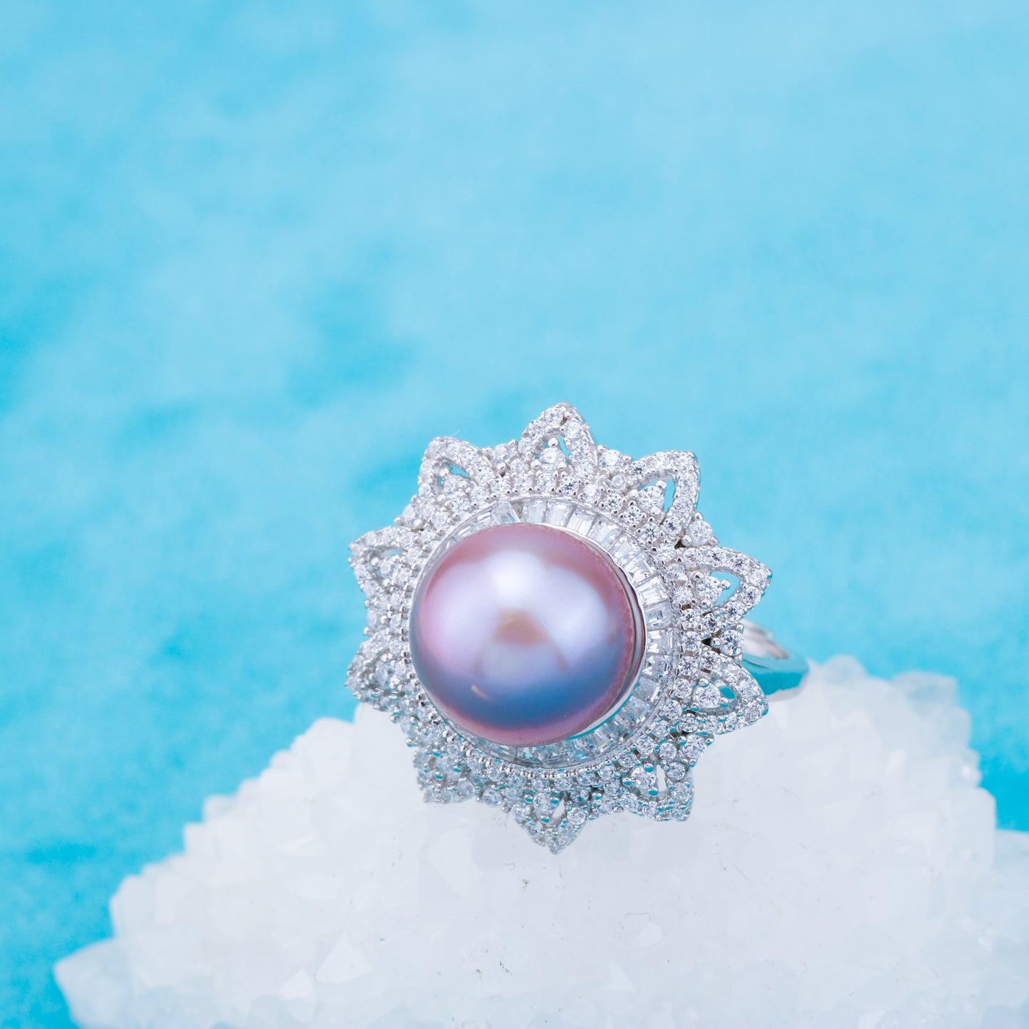 re010916 DIY 9-11mm Natural Freshwater pearl Ring accessory 925 sterling silver Adjustable size engagement ring for women