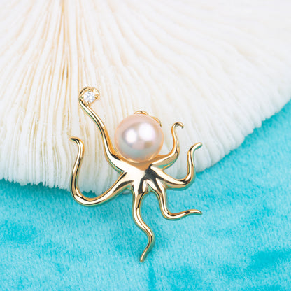 P030941 DIY 6-8mm Natural Freshwater pearl pendant accessory 925 sterling silver engagement jewelry necklace for women