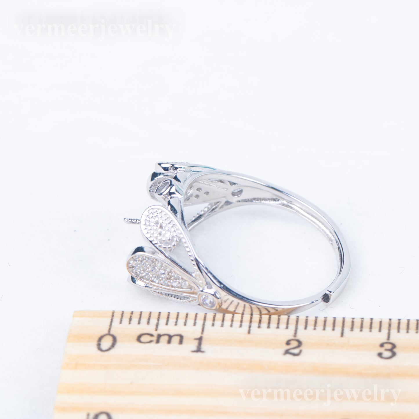 re010841DIY 9-11mm Natural Freshwater pearl Ring accessory 925 sterling silver Adjustable size engagement jewelry ring for women