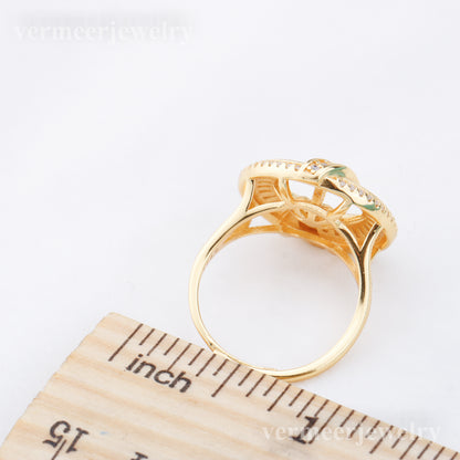 re010915 DIY 9-11mm Natural Freshwater pearl Ring accessory 925 sterling silver Adjustable size engagement ring for women