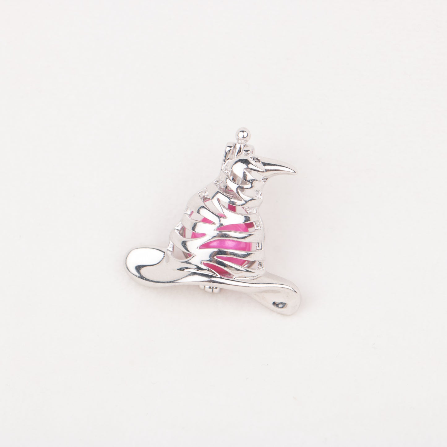 C030059 sterling silver magic hat shape Freshwater pearl cage pendant necklace jewelry locket for pearl party