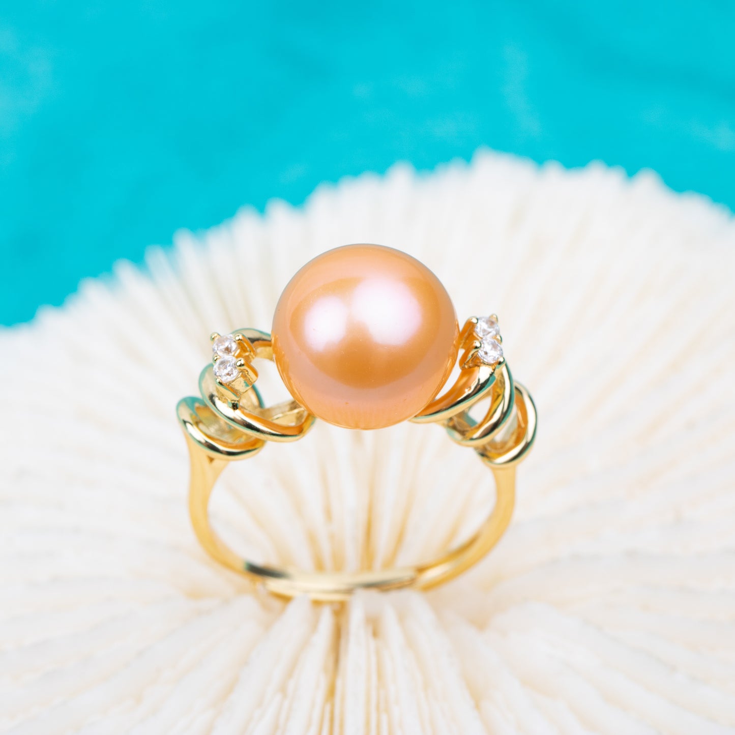 re010709 DIY 9-13mm Natural Freshwater pearl Ring 925 sterling silver Adjustable size engagement jewelry ring for women