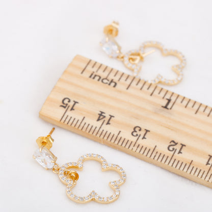 e010899 S925 pearl earring 925 sterling silver DIY 7-8mm Natural Freshwater pearl stud earring for women