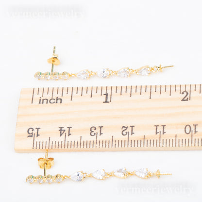 e010818 S925 pearl earring 925 sterling silver DIY 7-8mm Natural Freshwater pearl stud earring for women