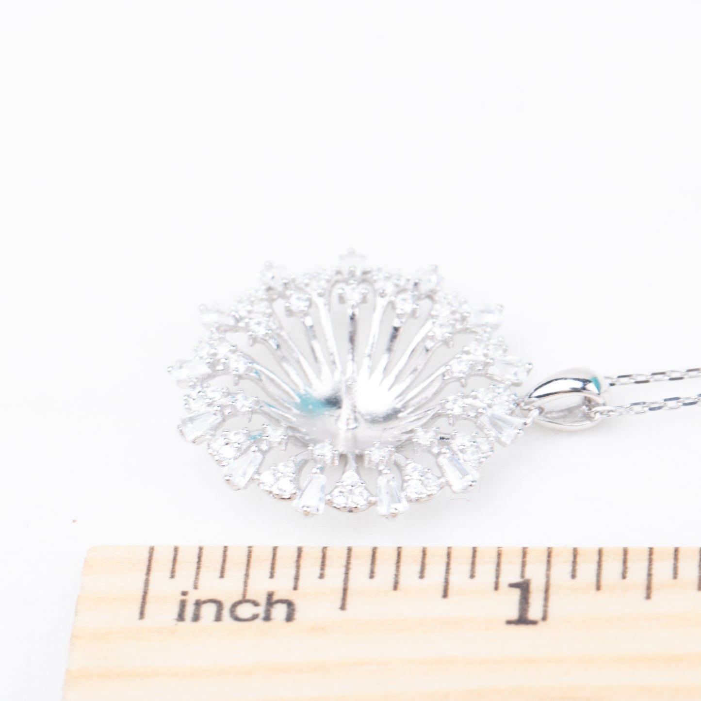 Pe01971  DIY 9-12mm Natural Freshwater pearl pendant accessory 925 sterling silver engagement jewelry necklace for women