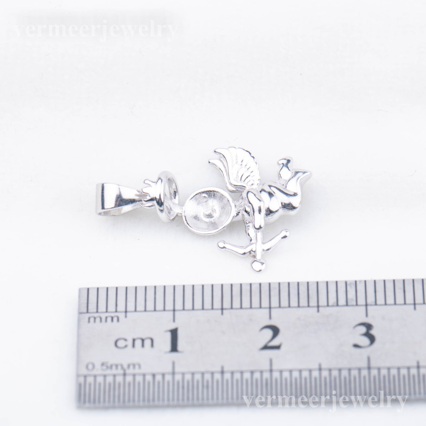 P030928 DIY 7-9mm Natural Freshwater pearl pendant accessory 925 sterling silver engagement jewelry necklace for women