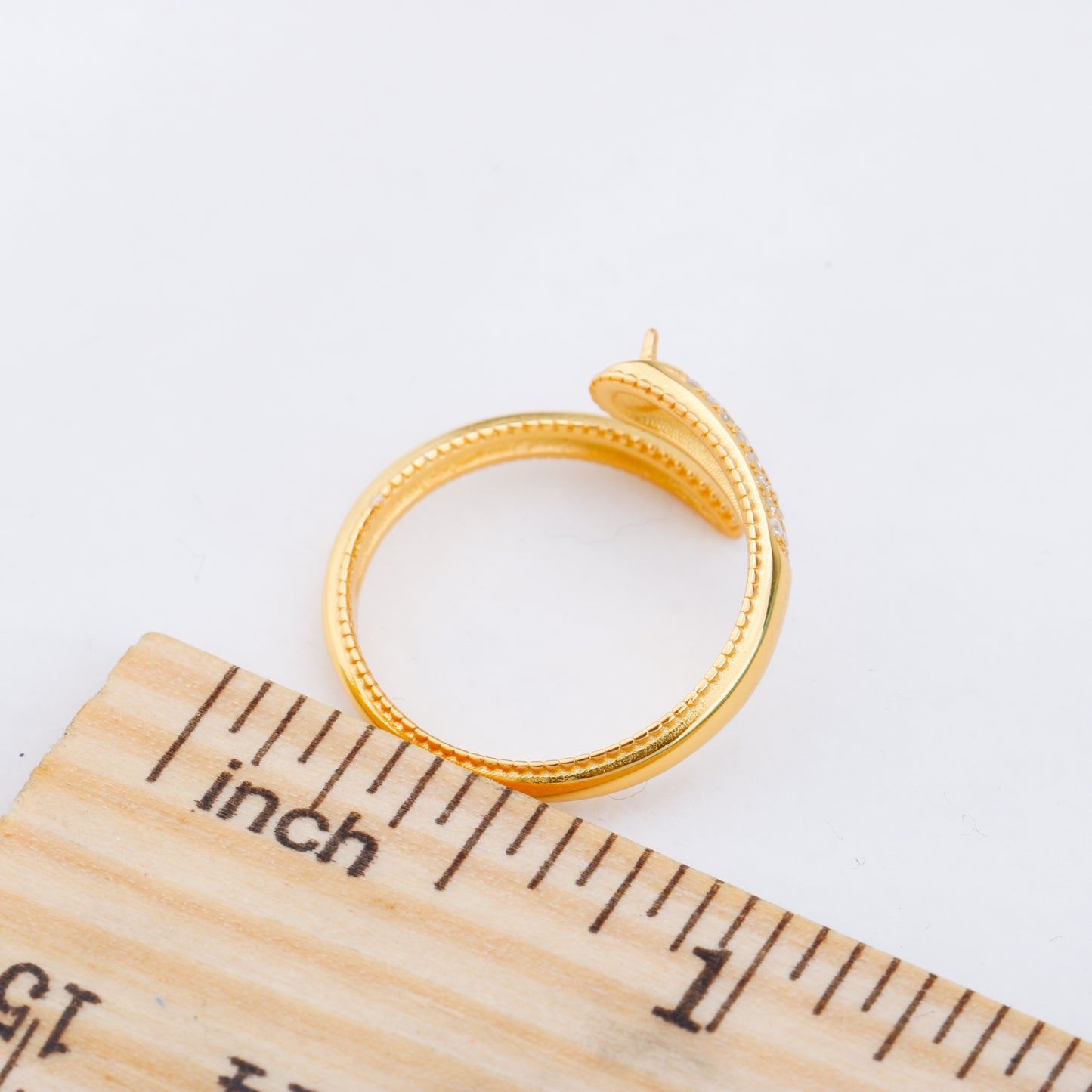 r010906 DIY 6-8mm Natural Freshwater pearl Ring accessory 925 sterling silver Adjustable size engagement jewelry ring for women