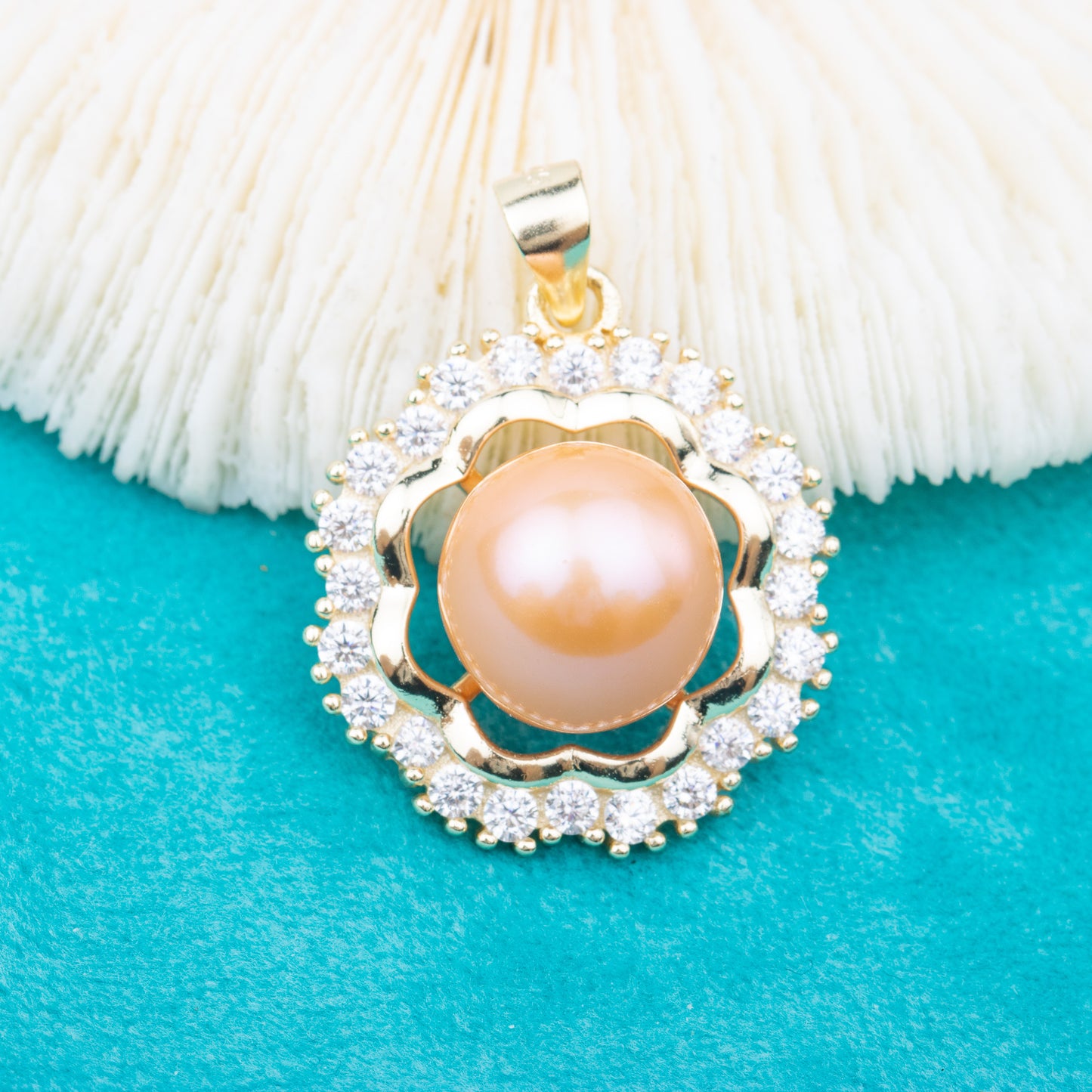 Pe010907 DIY 9-13mm Natural Freshwater pearl pendant accessory 925 sterling silver engagement jewelry necklace for women